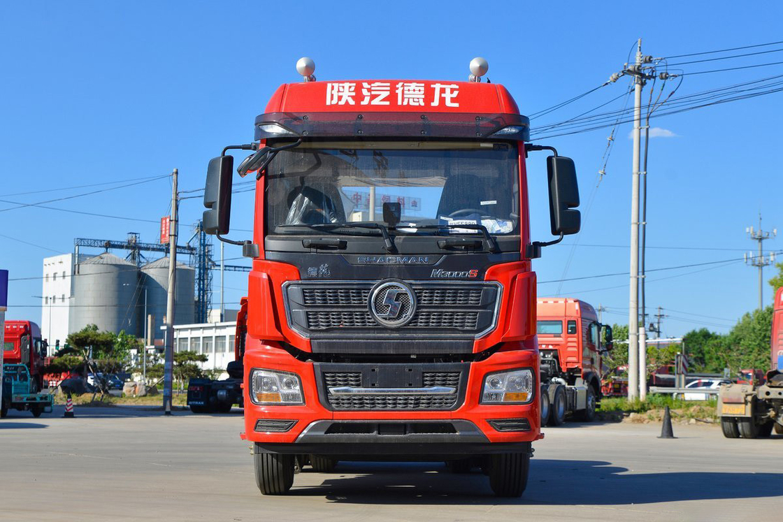 Deflettore del tetto alto sospensione a quattro punti airbag sedile 430HP 6*4 M3000s Shacman camion trattore