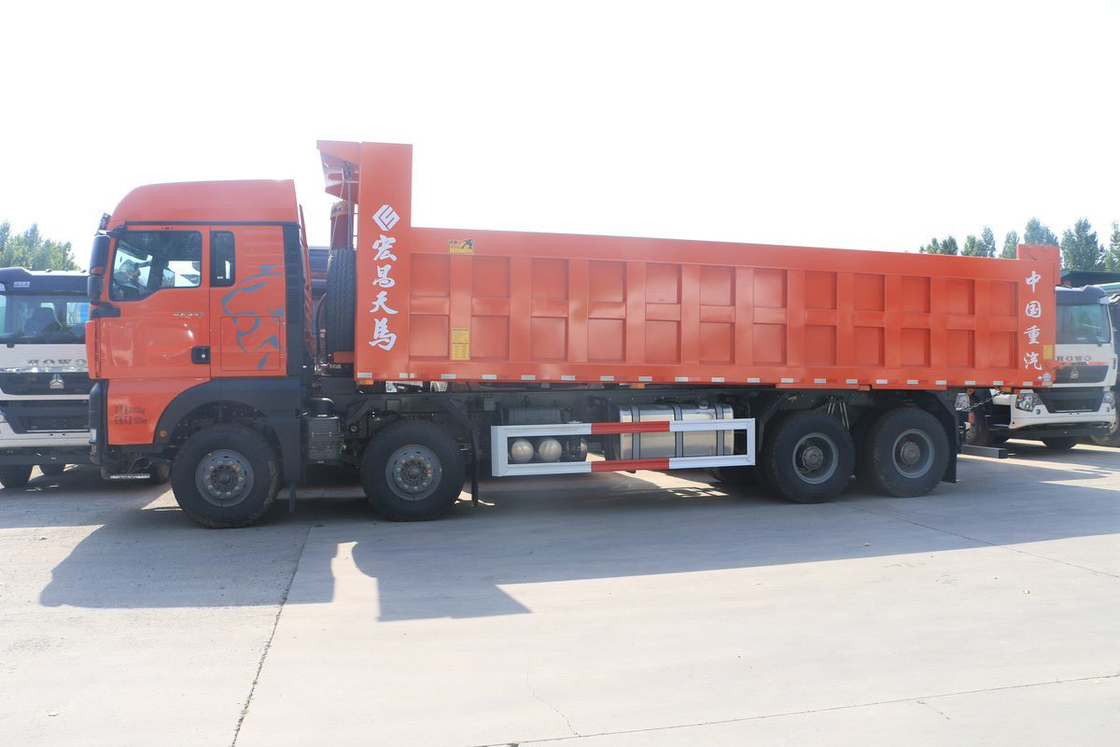 SITRAK G7H Modello Buona aria condizionata 540 CV 8X4 8,4m Sinotruk Dump Truck Grid U-Type Cargo Box