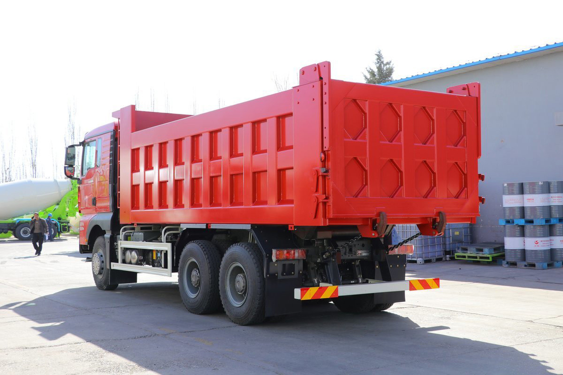 SITRAK G7 Dump Truck 12 velocità 400 CV 6X4 5.8m Container a forma di U Corpo rosso Sinotruk