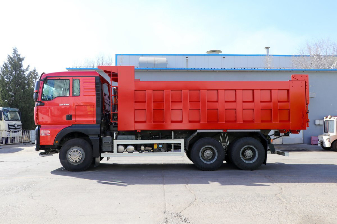 SITRAK G7 Dump Truck 12 velocità 400 CV 6X4 5.8m Container a forma di U Corpo rosso Sinotruk