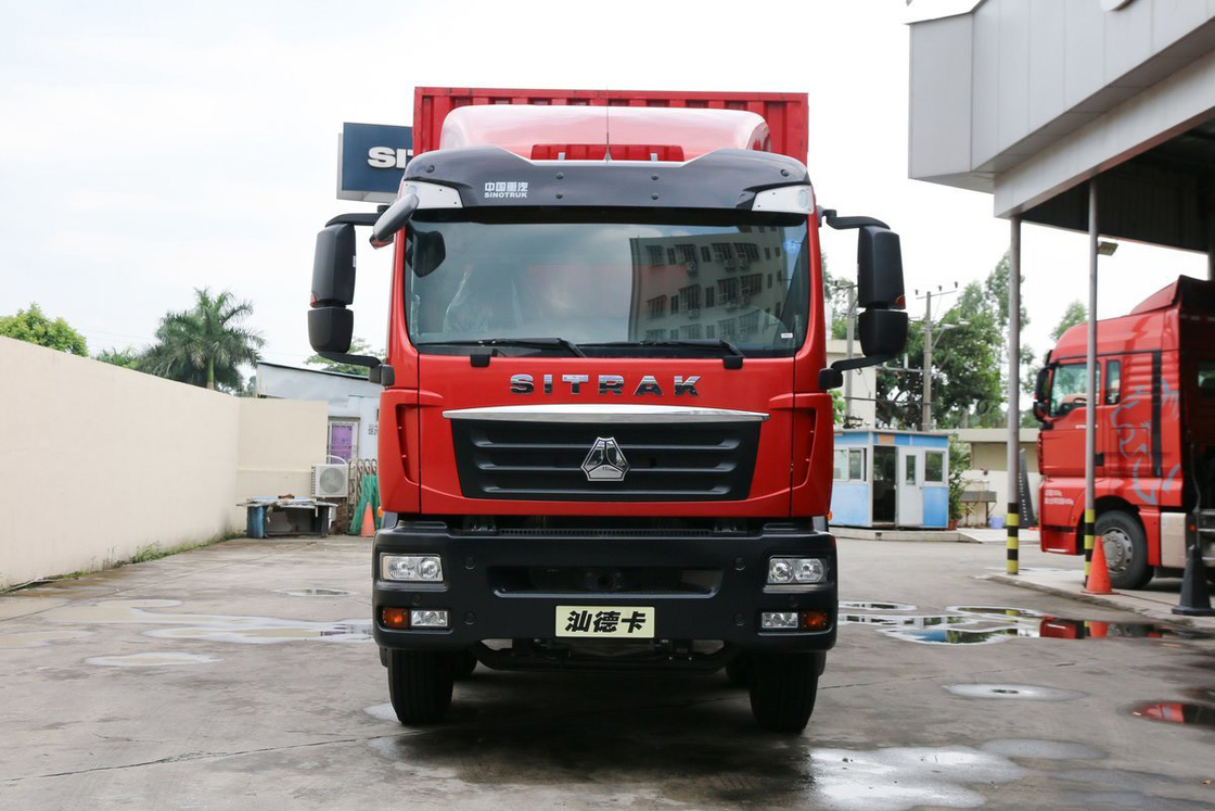 Climatizzatore deflettore doppio asse posteriore C5H Modello Diesel 310HP 8*4 9.52M SITRAK furgone