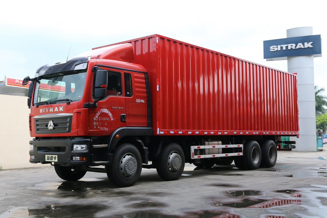 Climatizzatore deflettore doppio asse posteriore C5H Modello Diesel 310HP 8*4 9.52M SITRAK furgone
