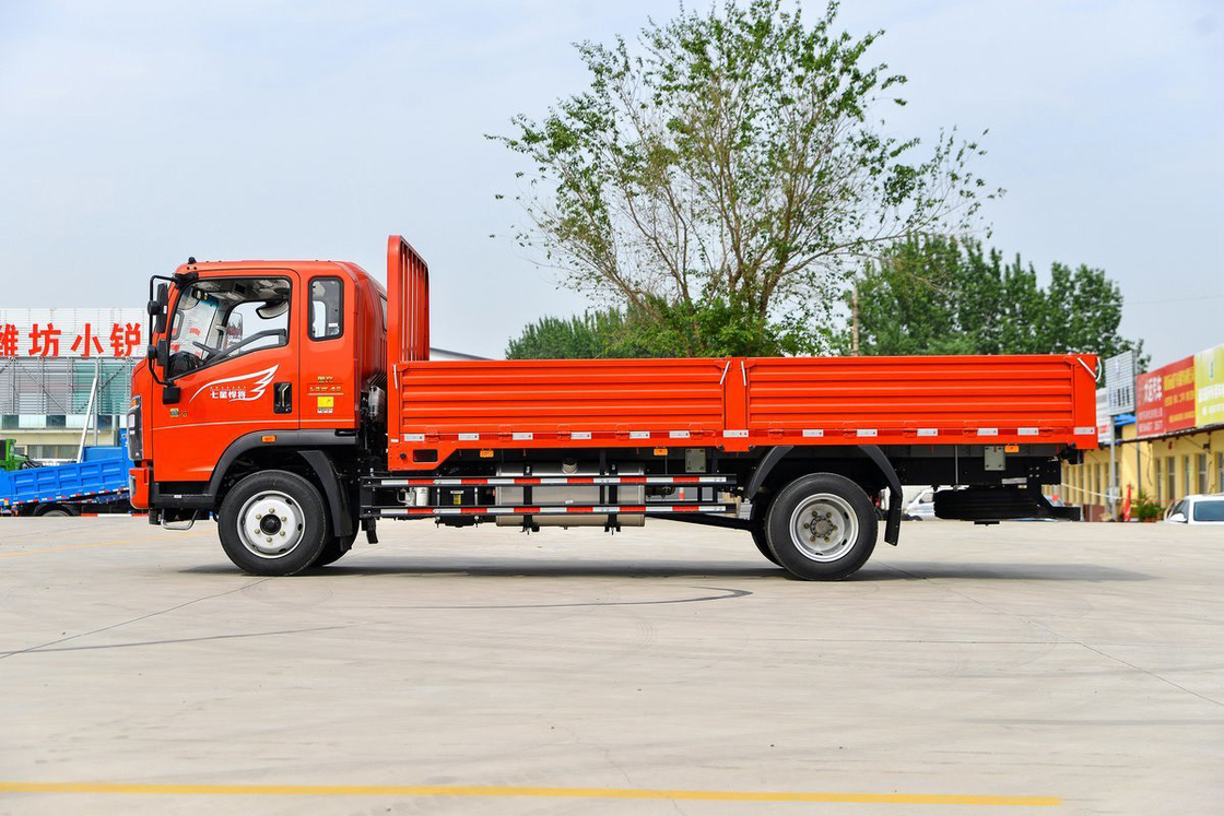 Sinotruk HOWO Camion Serie Titan-H Diesel 8 velocità 170 CV 5,2 metri Box di carico a mezzo lato
