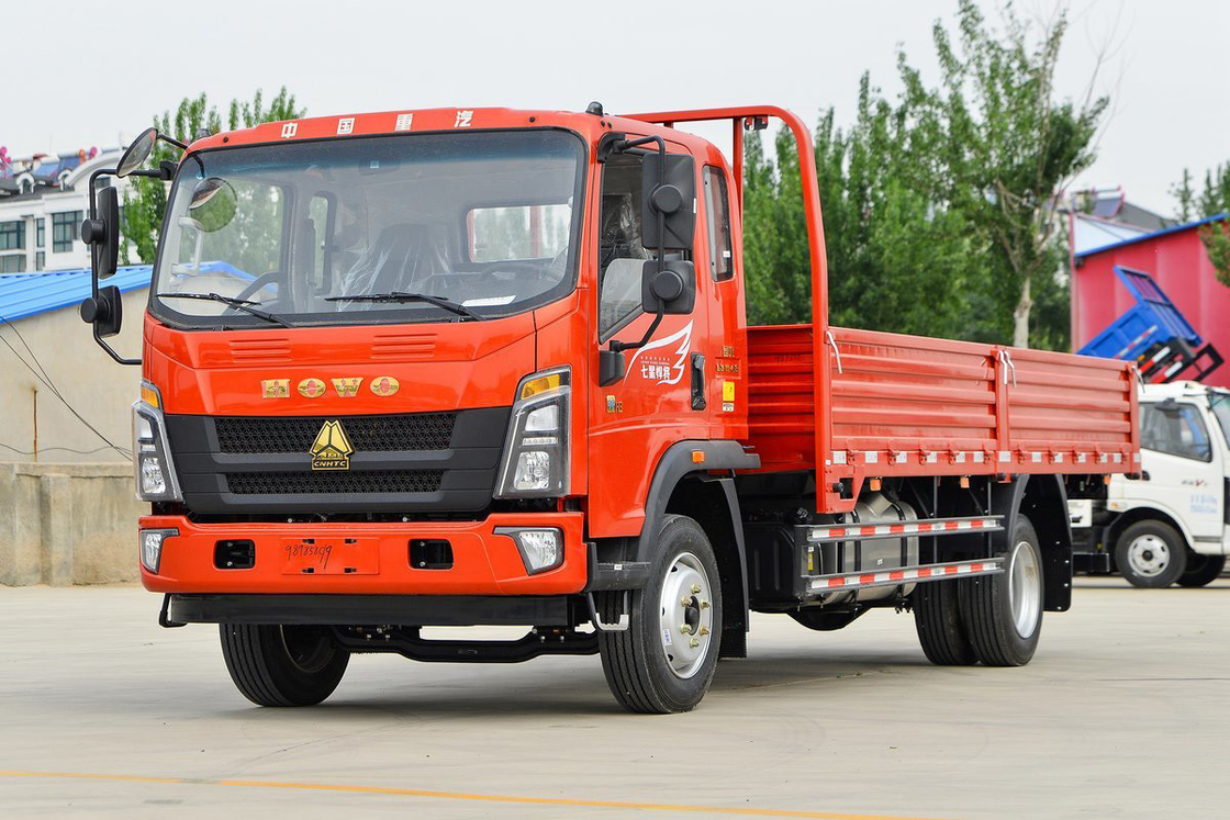Sinotruk HOWO Camion Serie Titan-H Diesel 8 velocità 170 CV 5,2 metri Box di carico a mezzo lato