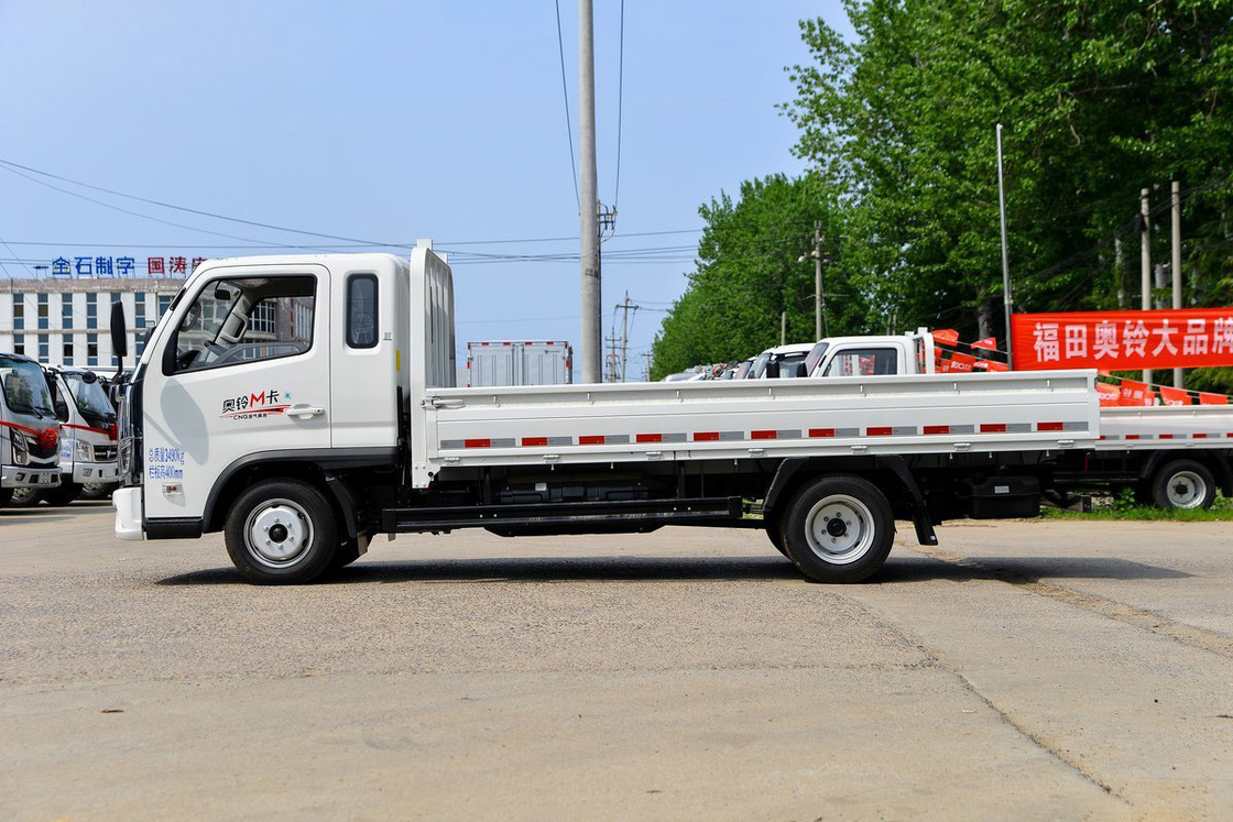 Foton Auman Light Truck 2.0L 127HP CNG 3.94m Euro 6 5 marce Sedie in fila singola Portello posteriore Casella di carico