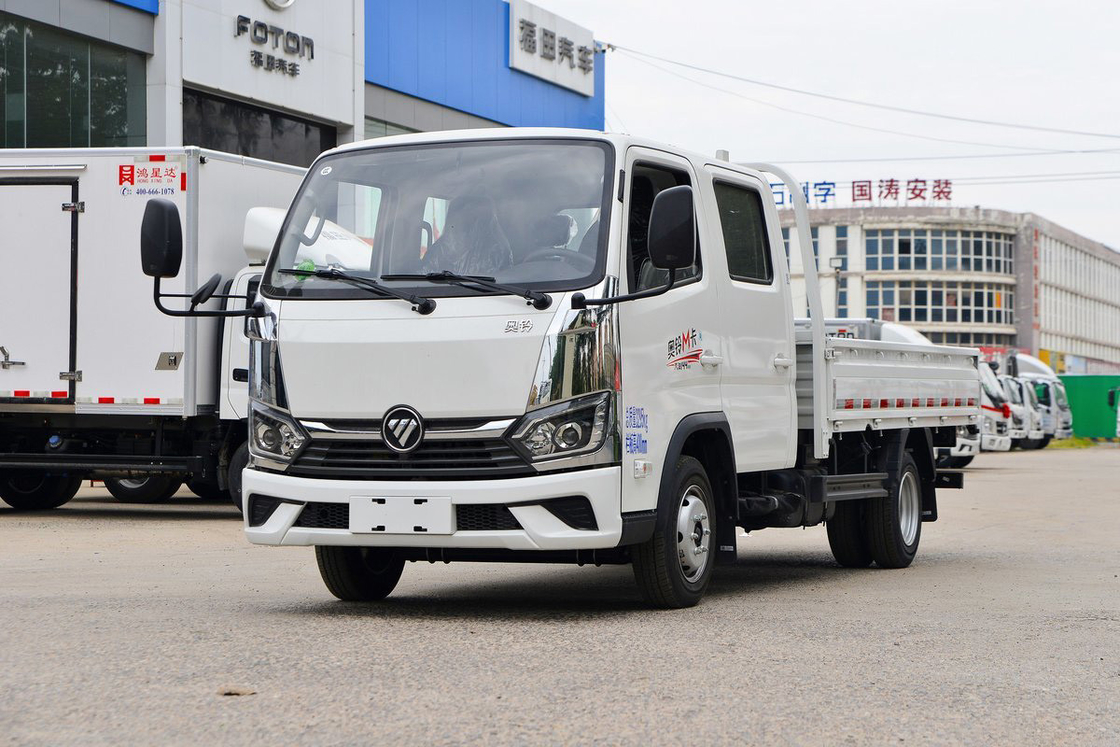 Auman M Modello 2.0L Sedile a doppia fila 144 HP Manuale a benzina 5 marce 2.7m Foton Flatbed Mini Truck
