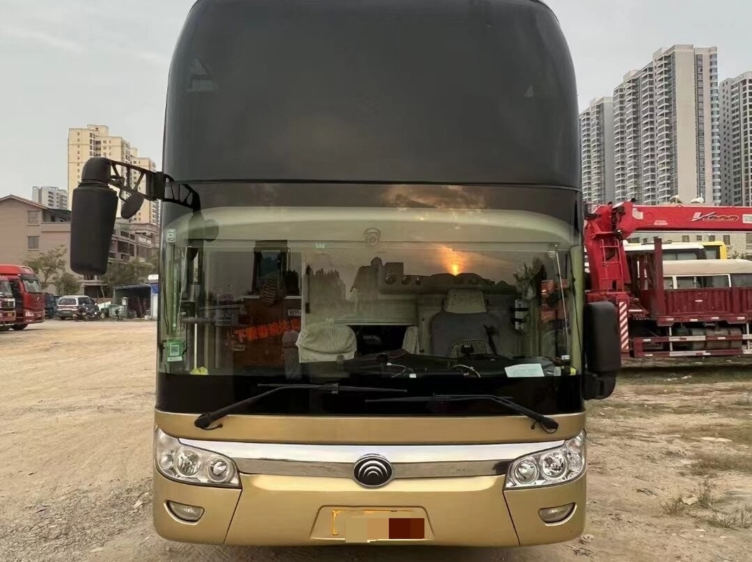 Emissioni Euro 4 49 posti a sedere Autobus usati Yutong Uno e mezzo strato di seconda mano trasporto di pullman