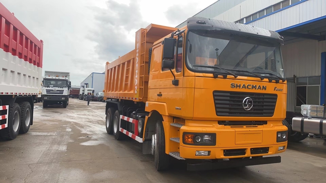 Dump Trucks 6*4 Shacman F2000 Chinese Trucks Big Bucket 290hp Motore diesel a mano sinistra