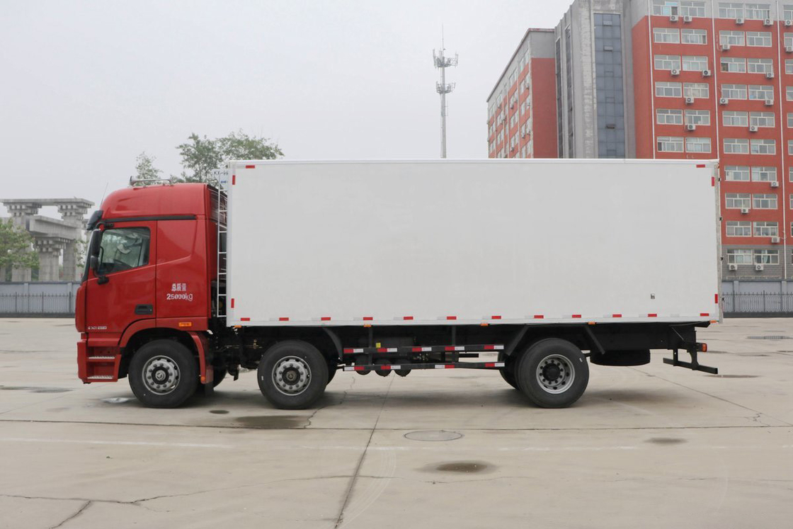Foton GTL Camion pesante aria condizionata con tetto alto sedili a mezza fila 280 CV 6X2 9,45m Auman BJ5259 Camion refrigerato