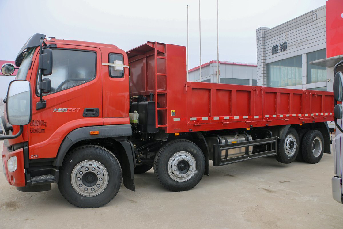 Ruiwo BJ3314 Donkey Kong ES7 Yuchai Motore 270 HP 8X2 10 velocità Airbag Assorbente di urti Sedile 7.2m Foton Dump Truck