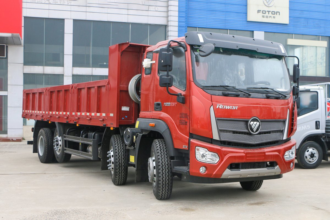 Ruiwo BJ3314 Donkey Kong ES7 Yuchai Motore 270 HP 8X2 10 velocità Airbag Assorbente di urti Sedile 7.2m Foton Dump Truck