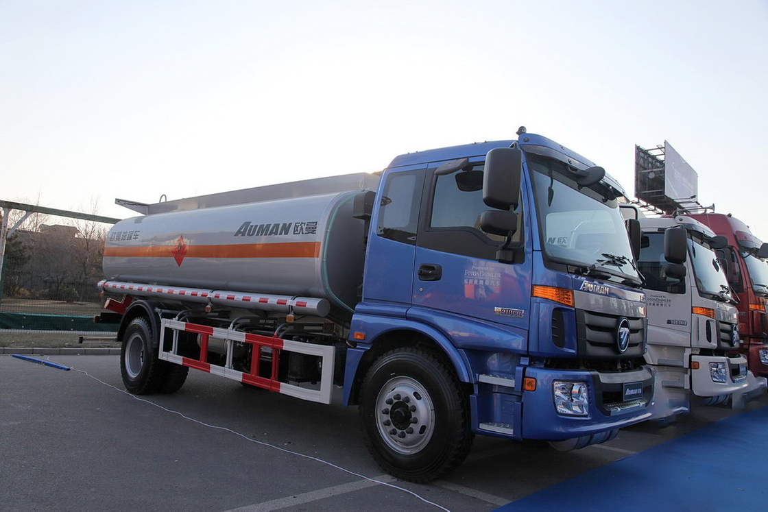 Foton Oil Tanker Truck Auman BJ5163 EXT Serie 3 Diesel 210HP 4X2 8T Sedile a fila singola