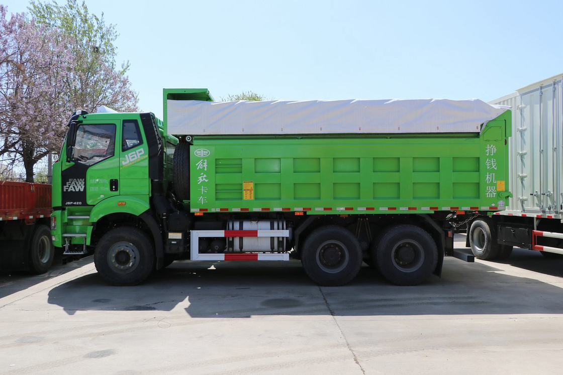 FAW CA3250 Airbag Assetto Assorbente Shock Camion Pesante 420 HP Cabina Piatta 6X4 5,8m Camionetto Jiefang