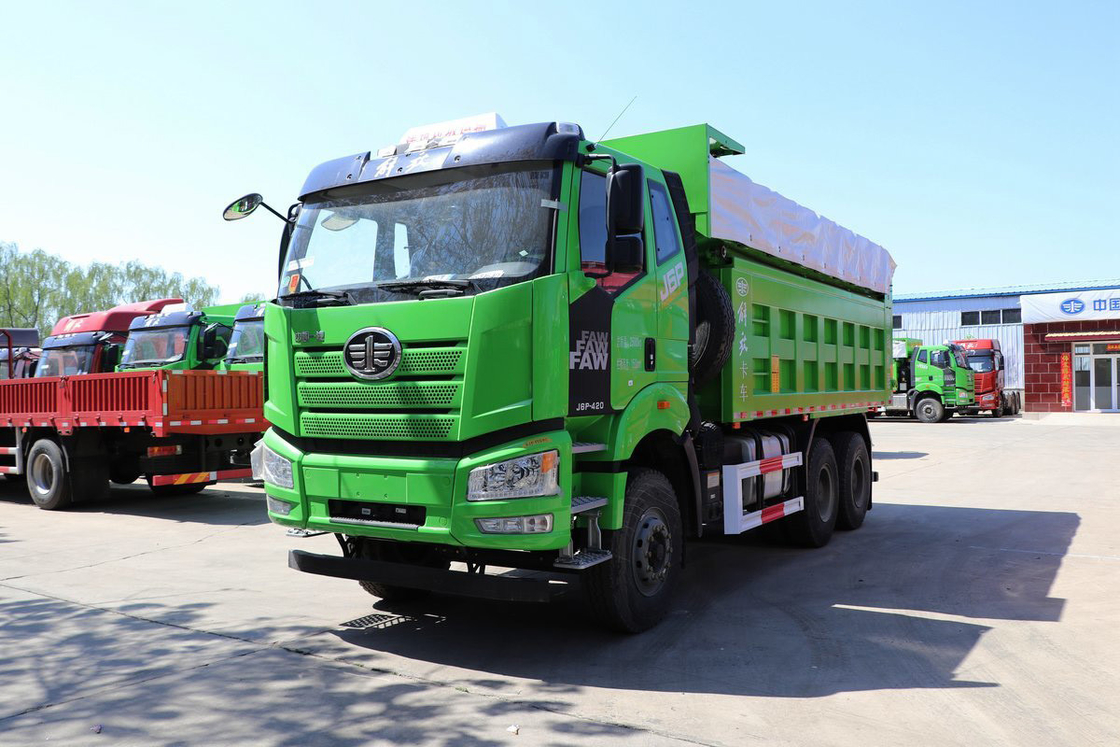 FAW CA3250 Airbag Assetto Assorbente Shock Camion Pesante 420 HP Cabina Piatta 6X4 5,8m Camionetto Jiefang