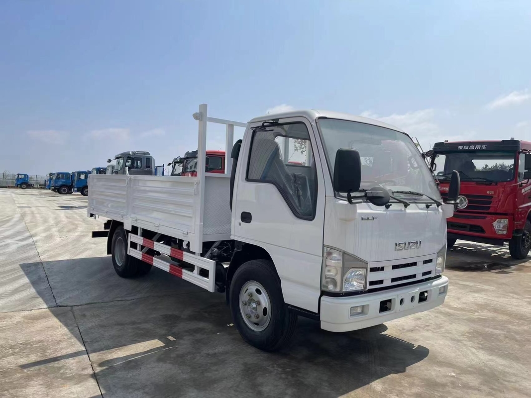 Camion merci 4x2 ISUZU Single Cabin Euro 4 Emissioni 100P Camion leggero 3,5 tonnellate Doppio pneumatico posteriore
