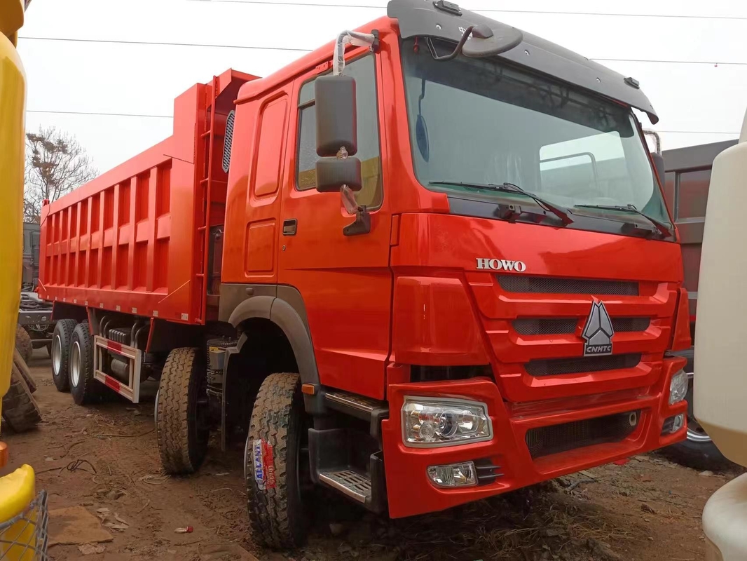 40 tonnellate di camion spazzatura in vendita Howo 400hp camion a gomma 27 cubi di trasporto pesante di sabbia