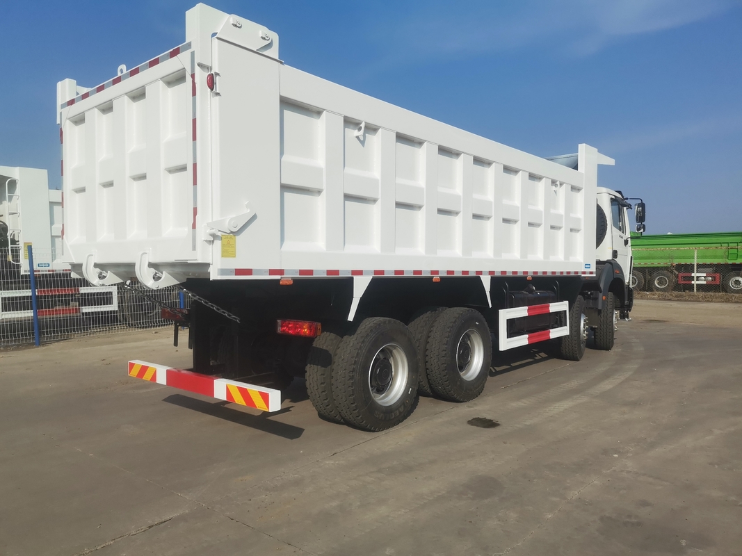 Nuovo scaricatore Beiben 8*4 Bianco Weichai 380hp Turbocompressore Euro 2 Usato in Africa