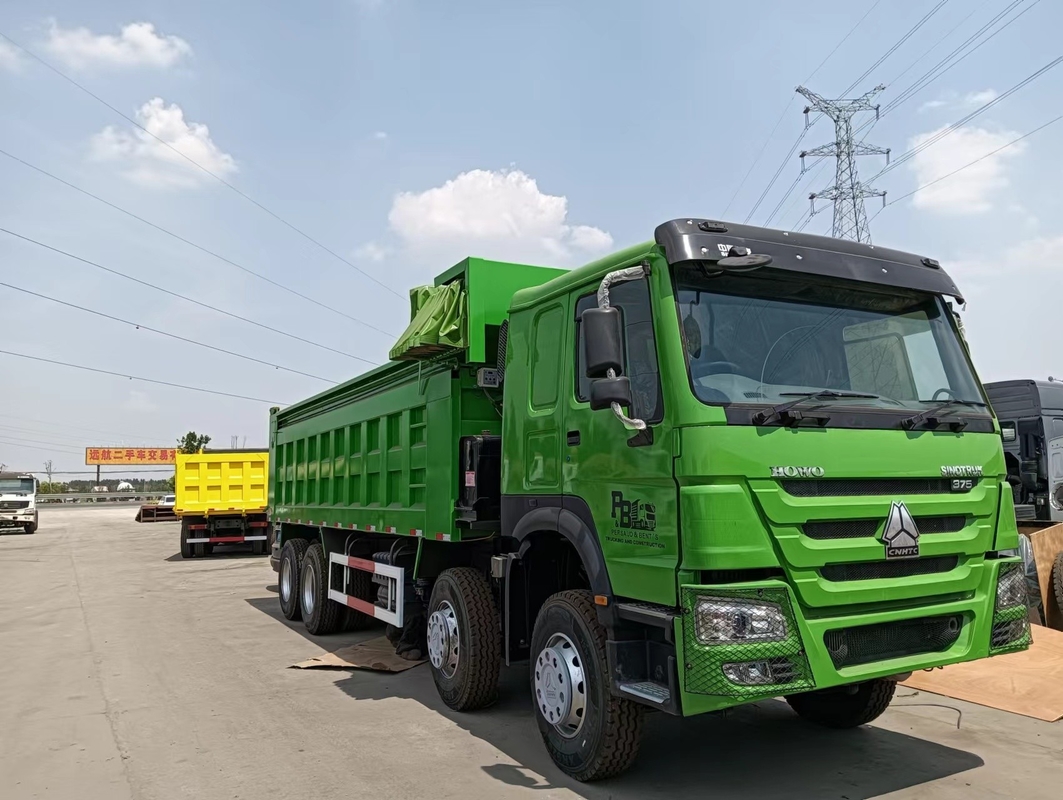 Camion di scarico usato utilizzato in Zimbabwe Sinotruk Howo Leaf Spring 30CBM Box Right Hand Drive