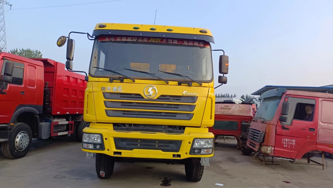 Camionetto per scaricare rifiuti di seconda mano Cina F3000 Camionetto per ribaltamento economico Shacman 12 pneumatici 8*4 LHD Weichai 380 CV