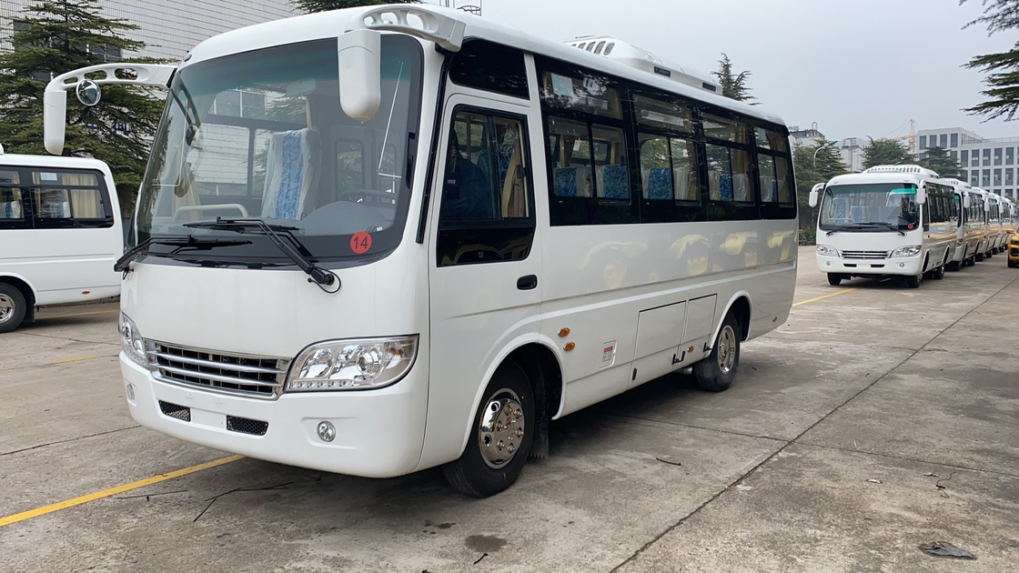 Coaster Mini Bus Yuchai Motore Mudan MD6668 25 posti 2 + 2 posti Disponibilità Nuovo condizionatore d'aria