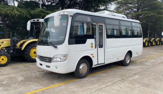Azionamento a destra Minibus 21 posti China Coaster Bus Euro 3 Motore diesel Capacità 3000cc NUOVO