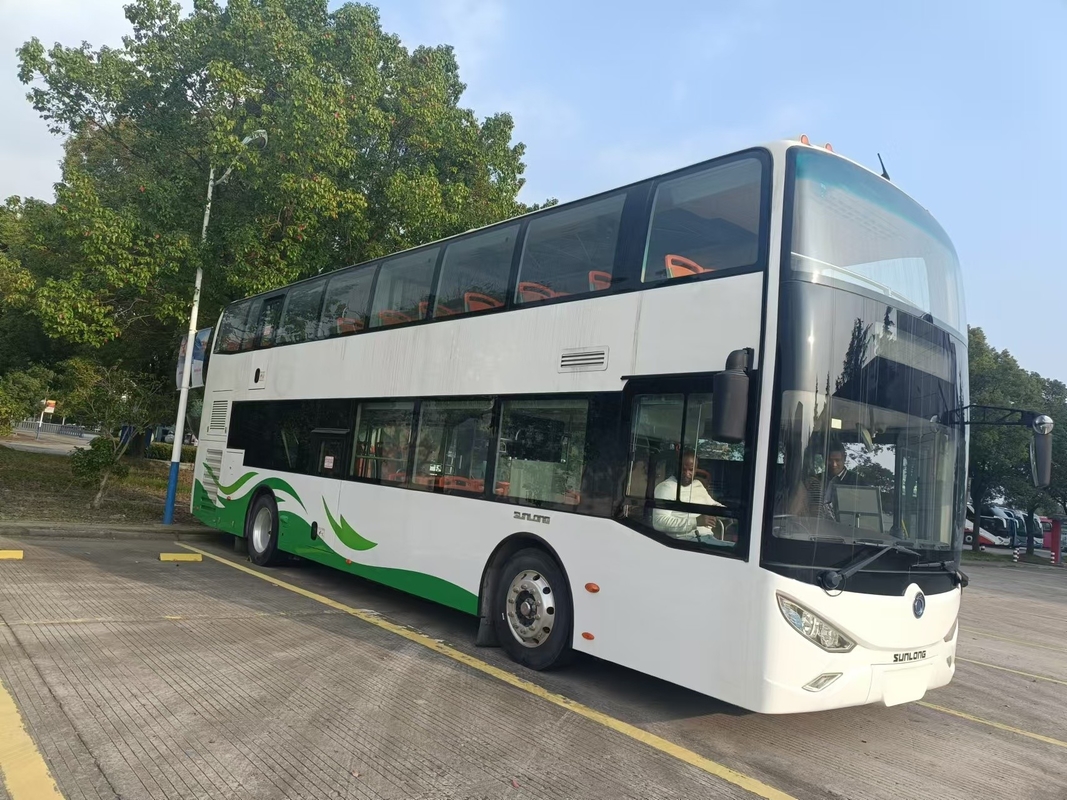 Autobus turistico lusso 37 posti a due piani RHD Weichai Motore Diesel Autobus Sunlong SLK6126