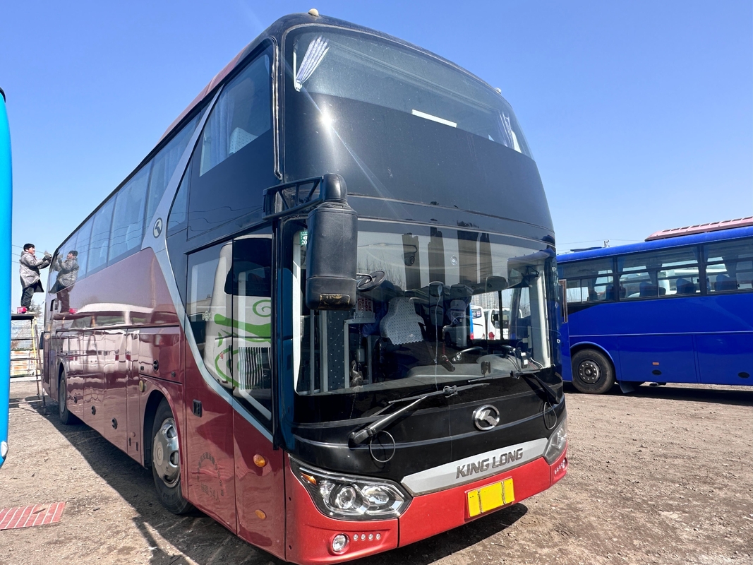 Autobus in vendita Autobus Kinglong usato 54 posti XMQ6125 Weichai 375hp Autobus con aria condizionata