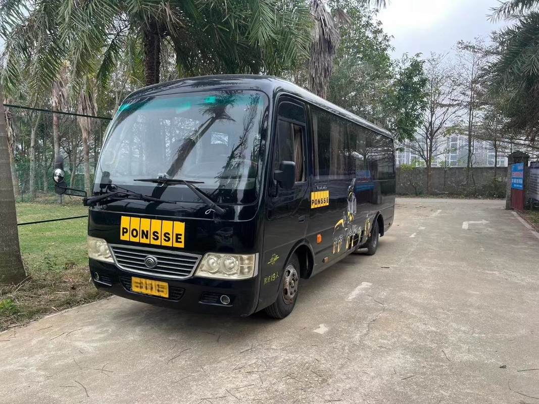 Minibus usato in vendita Yutong ZK6708D Motore anteriore Diesel Coaster Bus 19 posti 2 + 1 posti Disponibilità