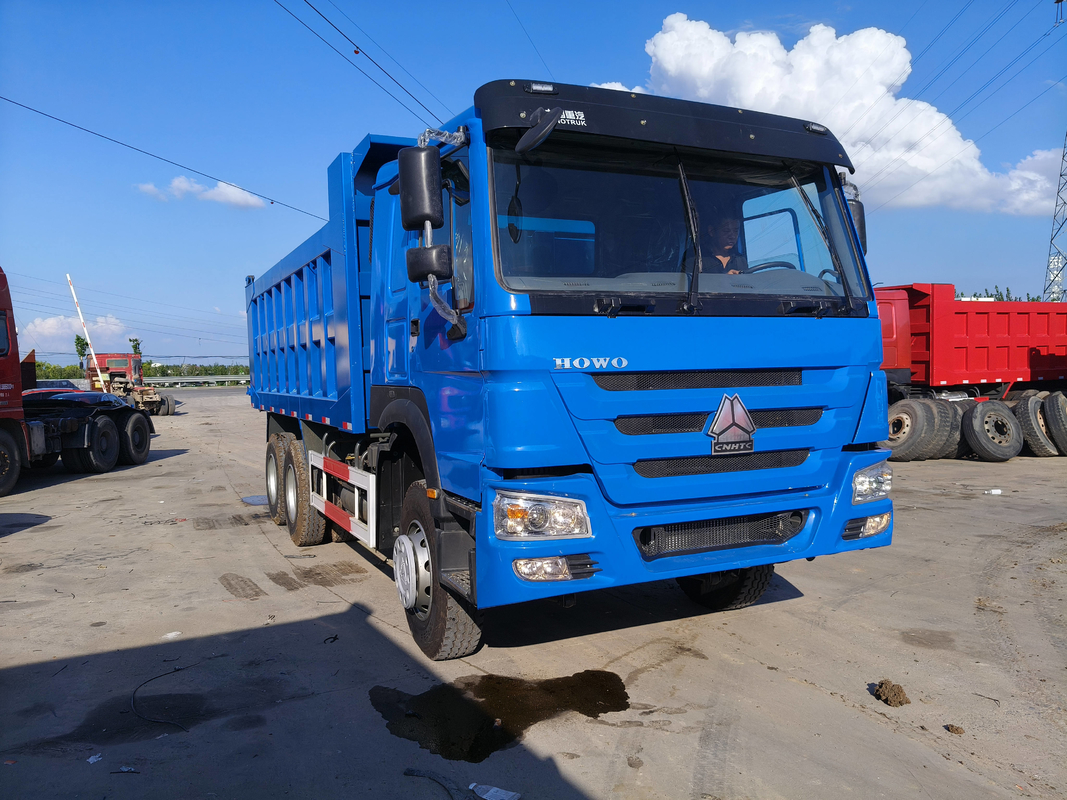 Dumpper Truck Tipper 420HP Sinotruk Howo 6*4 Drive Mode Leaf Spring Sands Transport LHD