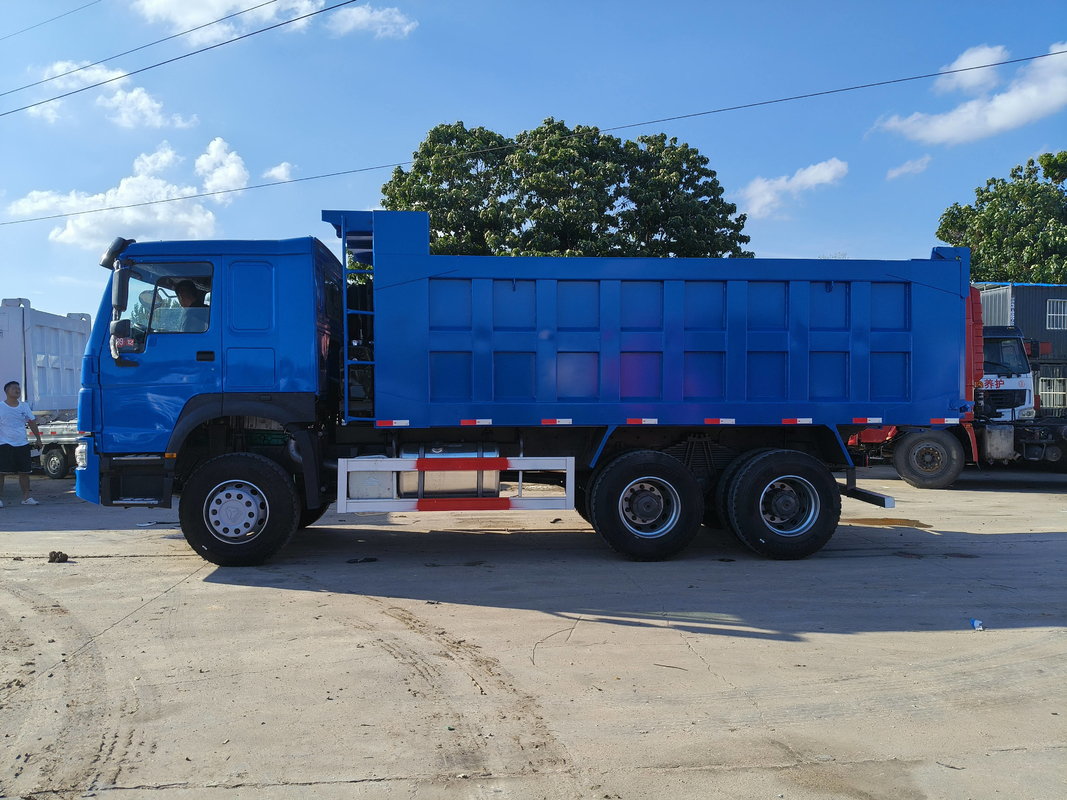 Dumpper Truck Tipper 420HP Sinotruk Howo 6*4 Drive Mode Leaf Spring Sands Transport LHD