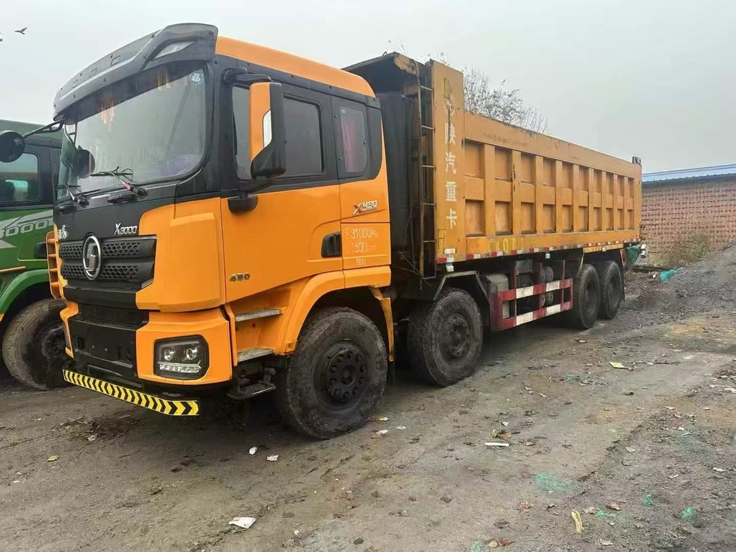 8x4 6x4 50 tonnellate Used Shacman Dump Trucks in vendita X3000 Weichai 430hp Trasporto di sabbia e roccia