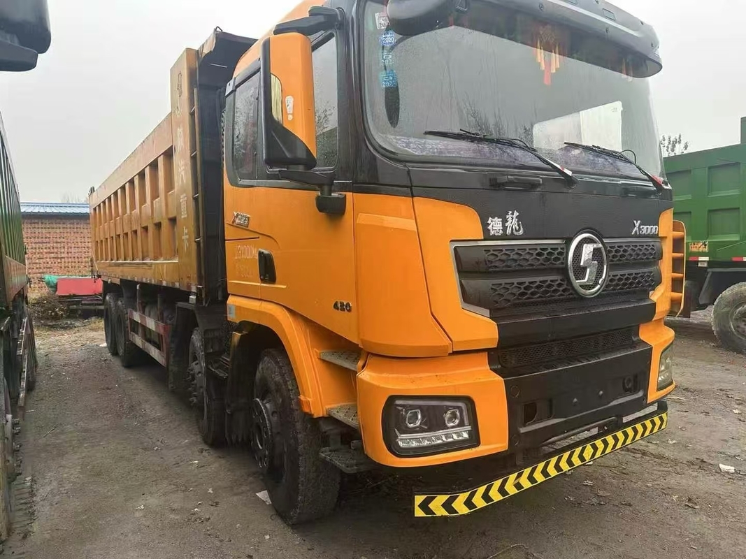 8x4 6x4 50 tonnellate Used Shacman Dump Trucks in vendita X3000 Weichai 430hp Trasporto di sabbia e roccia