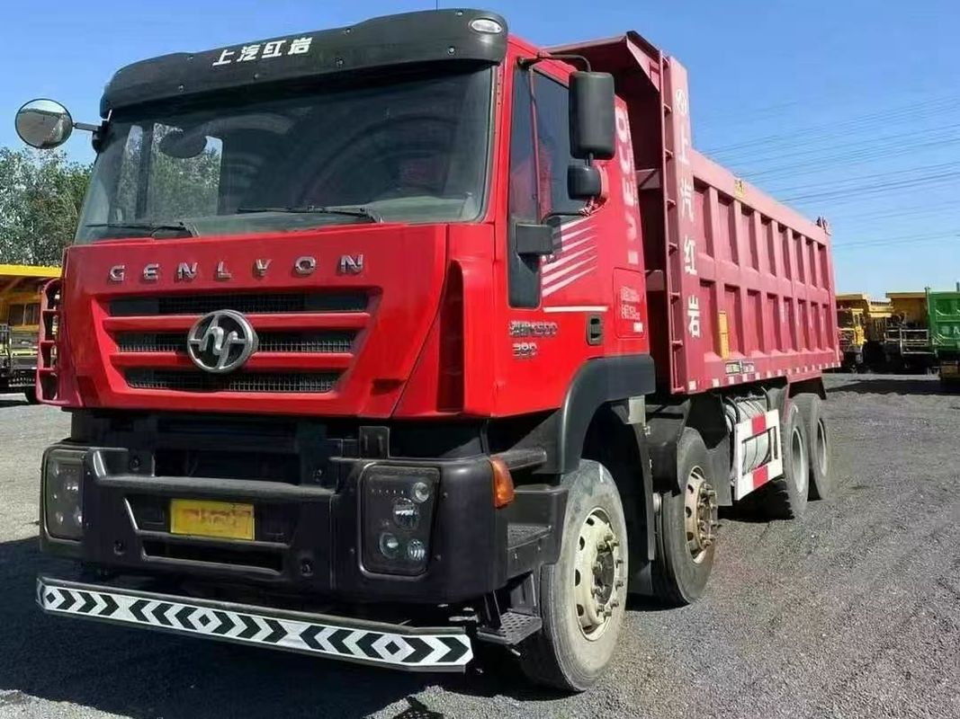 Cina Camion usato Pesante SAIC Hongyan Camion spazzatura 8×4 Camion Tecnologia a mano sinistra 390 CV