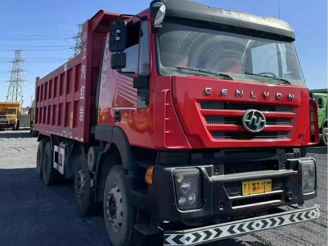 Cina Camion usato Pesante SAIC Hongyan Camion spazzatura 8×4 Camion Tecnologia a mano sinistra 390 CV