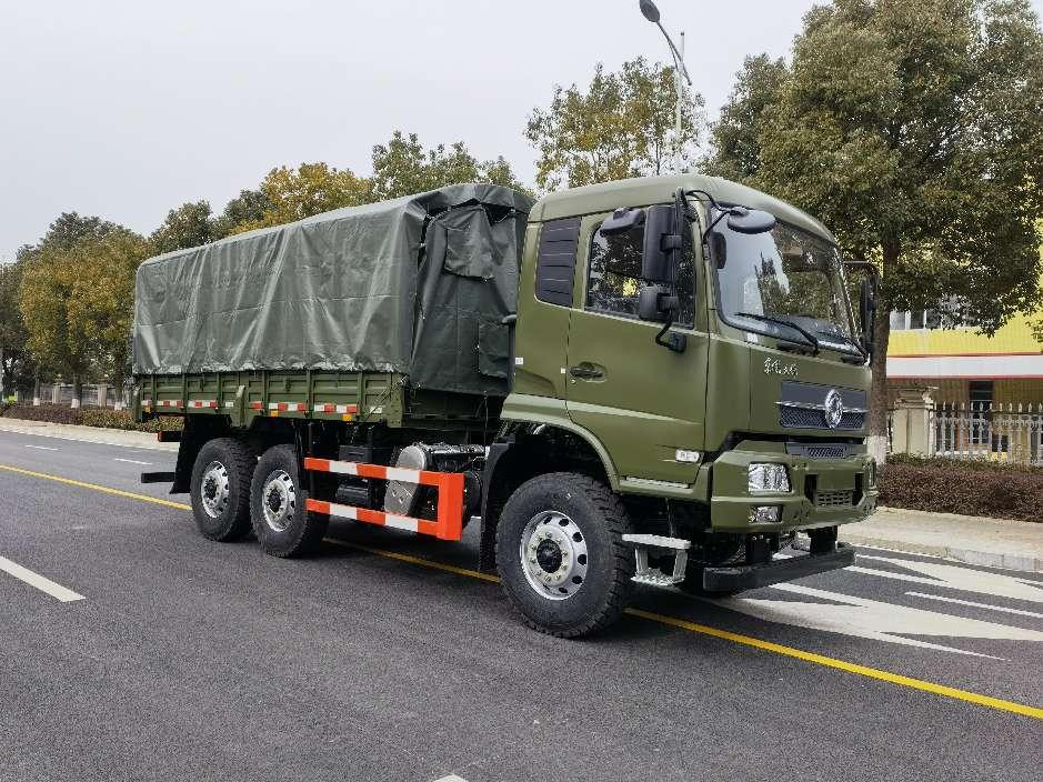 6×6 Cargo Truck Dongfeng Nuovo camion Truck Off Road pneumatici cabina singola Cummins Motore uso in Africa