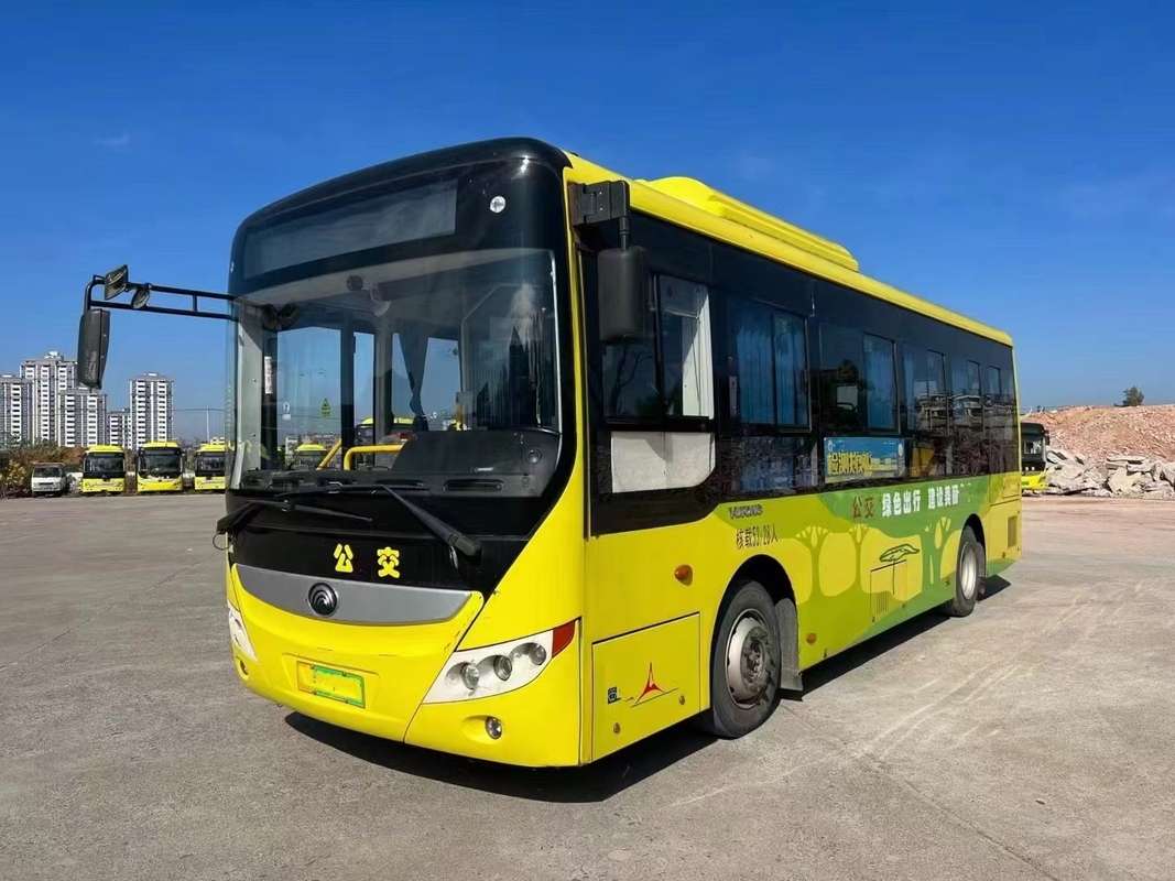 Autobus elettrico usato Autobus della città di Yutong ZK6815 durata della batteria 280km 23 posti 59 passeggeri Trasporti pubblici