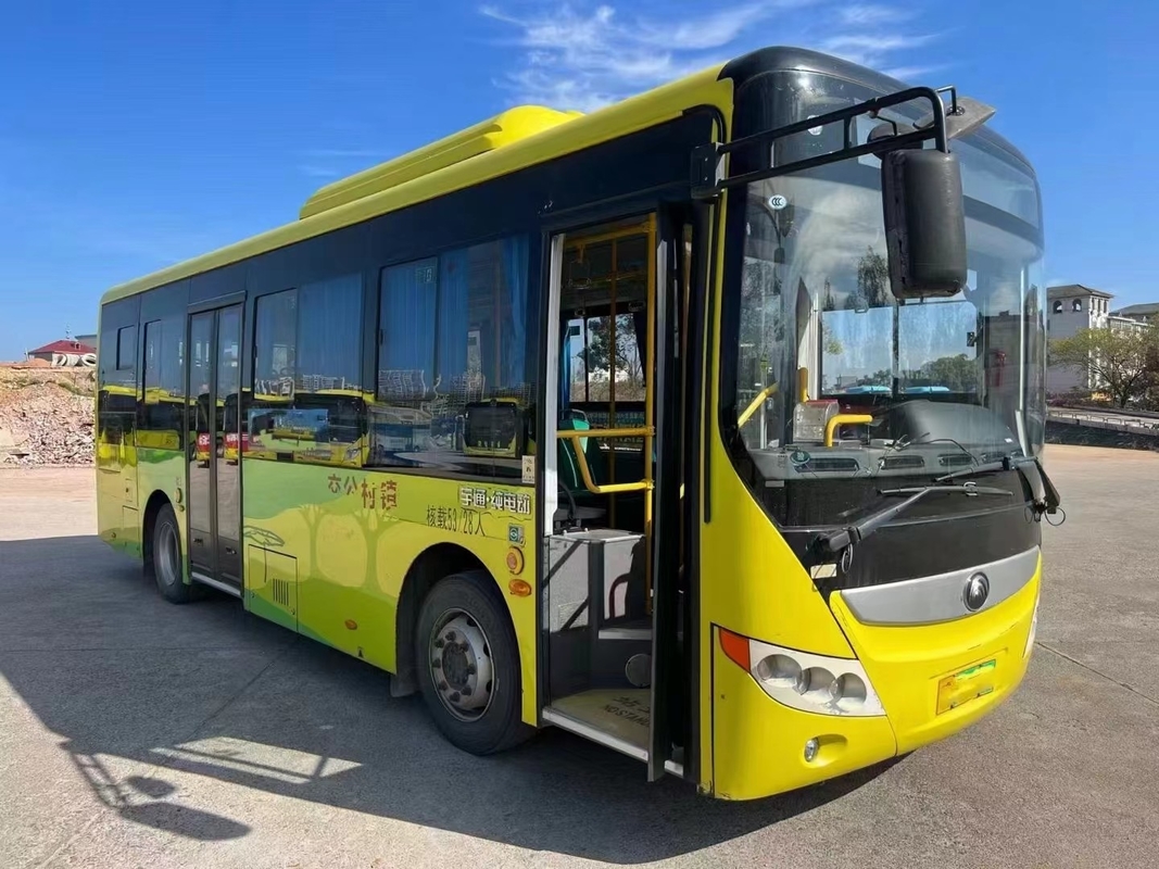 Autobus elettrico usato Autobus della città di Yutong ZK6815 durata della batteria 280km 23 posti 59 passeggeri Trasporti pubblici