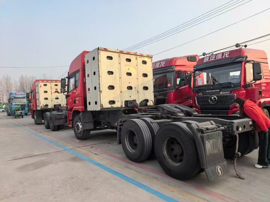 Camion a gas naturale automatico usato X5000 con 10 ruote Motore Weichai GNC 460 CV 2023 Trasporto pesante
