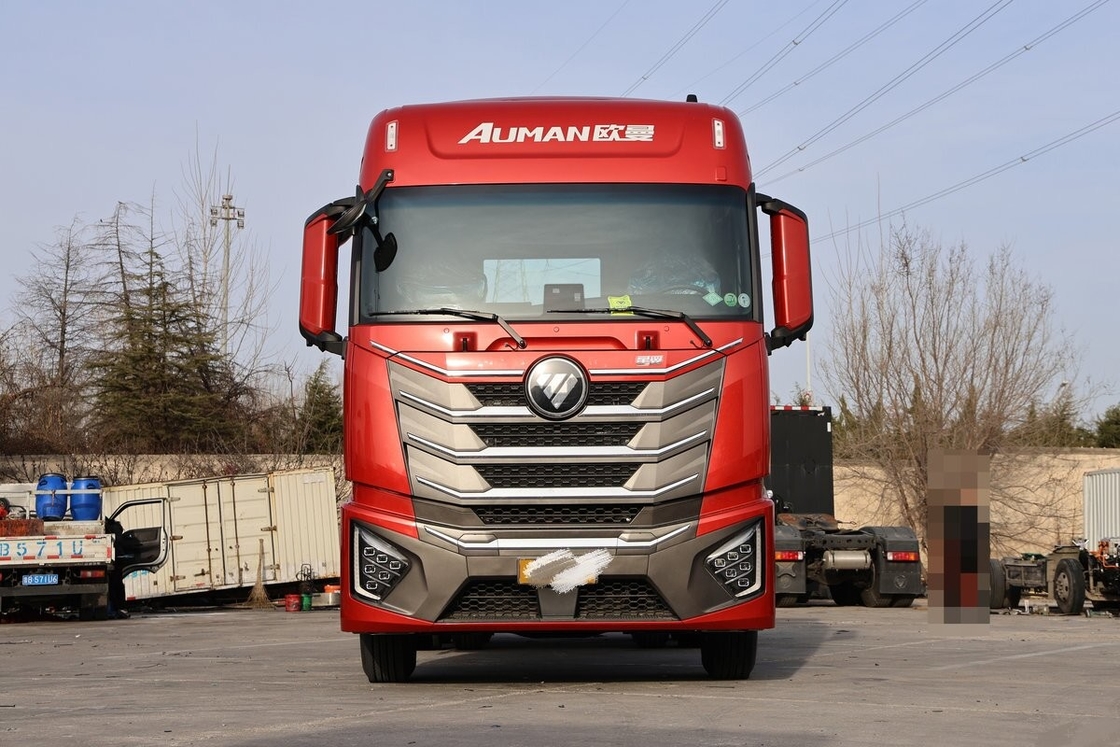 Usato Foton Auman 6X4 Tractor Truck Head GTL6 10 pneumatici per il trasporto a lunga distanza Motore LNG 530 CV