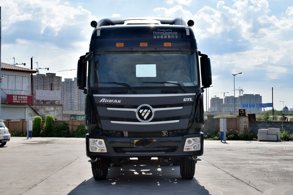 Testa di trattore usata Euro IV Motore diesel Foton Auman 430hp 6*4 Modalità di guida 10 Pneumatici in cattiva strada