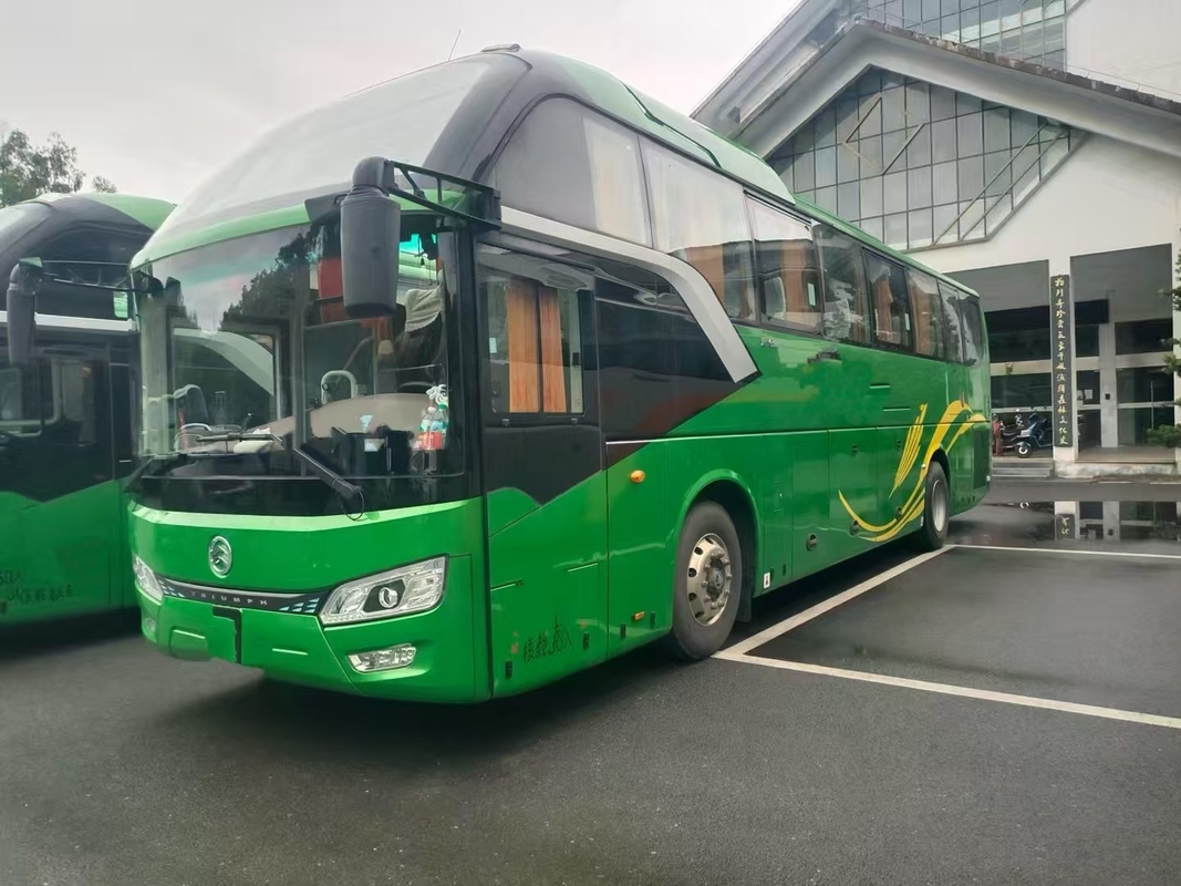 High Roof XML6122 Used Coach Bus Golden Dragon 50 Seats Air Suspension  2023 Year Safe Luxury Interior
