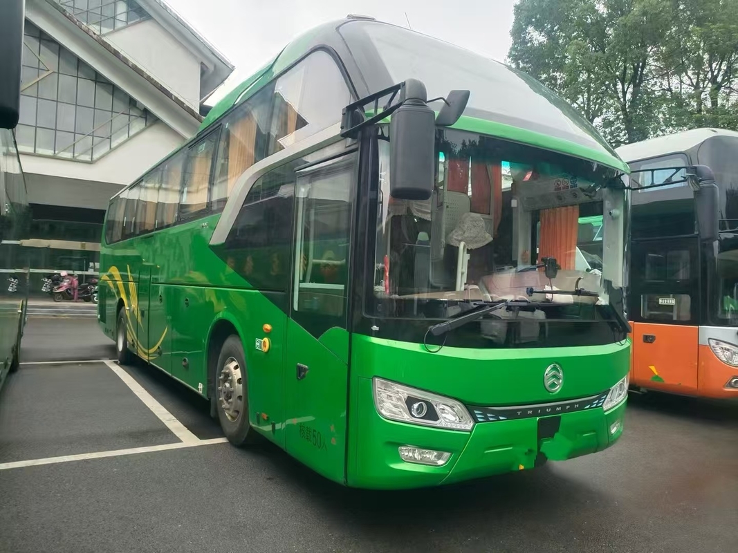 High Roof XML6122 Used Coach Bus Golden Dragon 50 Seats Air Suspension  2023 Year Safe Luxury Interior