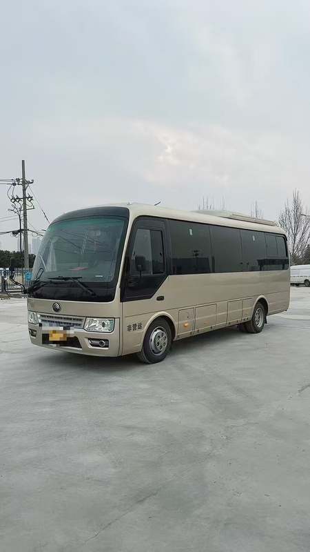 Mid-Size ZK6792D51 Used Bus 25 Seating Capacity 6-Speed Gearbox  Extended Sunken Rear Luggage Bay