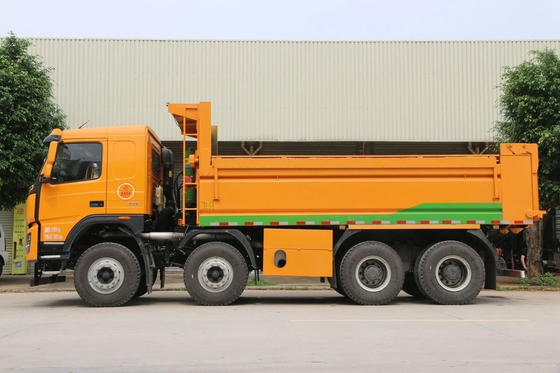Autocarro ribaltabile usato in Africa DAYUN N8V 8*4 Modalità di guida 350 CV Autocarro ribaltabile per costruzioni usato con basso chilometraggio
