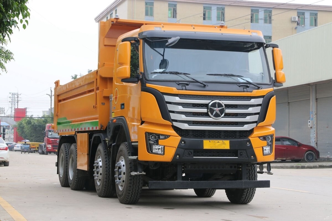 Autocarro ribaltabile usato in Africa DAYUN N8V 8*4 Modalità di guida 350 CV Autocarro ribaltabile per costruzioni usato con basso chilometraggio