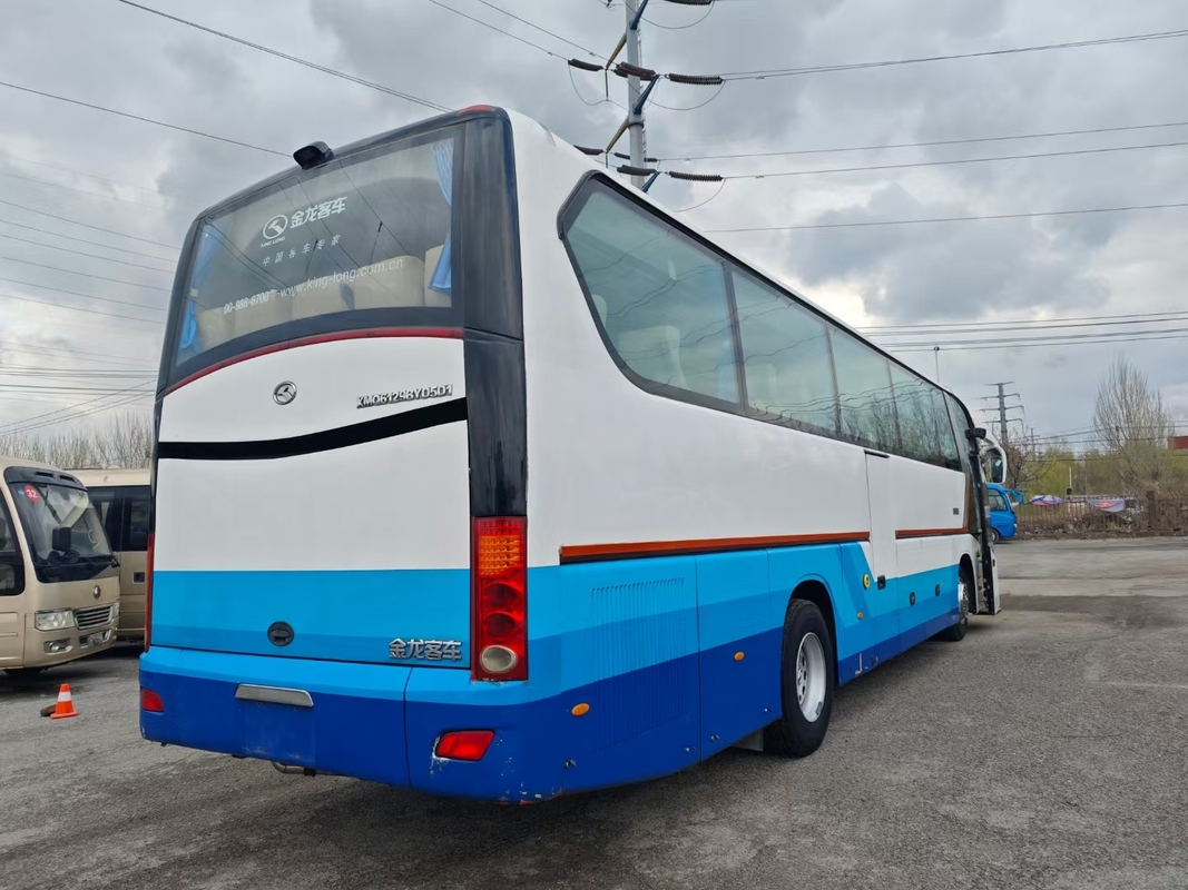 2020 Coach Usato 55 posti 12 metri Forma liscia Autobus King Long Usato XMQ6129 Doppia porta