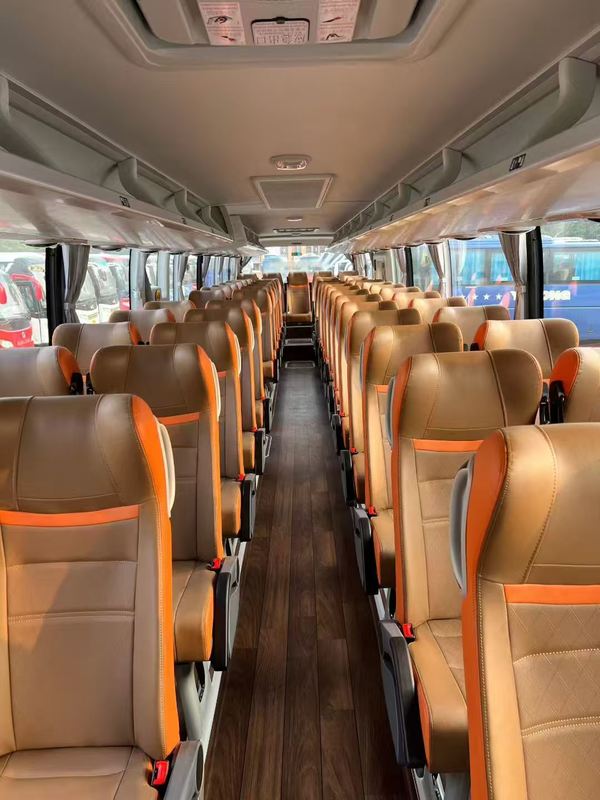 Second Hand Higer Bus 55 Seater Double Rear Axle Luxury Coach Commuter Used Bus