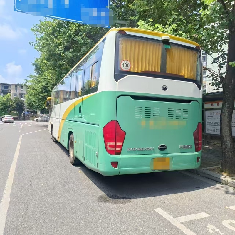 Diesel di seconda mano 12m Yutong Autobus 55 posti Weichai Tour Aeroporto Chiesa Scuola di trasloco Interurbano Autobus interurbani RHD/LHD
