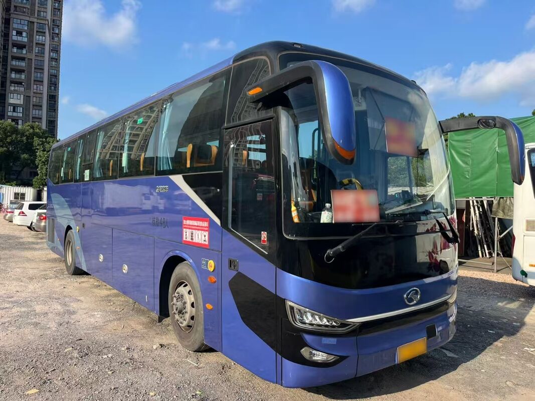Autobus Kinglong Diesel Usato 50 Posti Lusso Sospensioni a Balestra Motore Weichai Tour Scolastici e Trasporto Interurbano