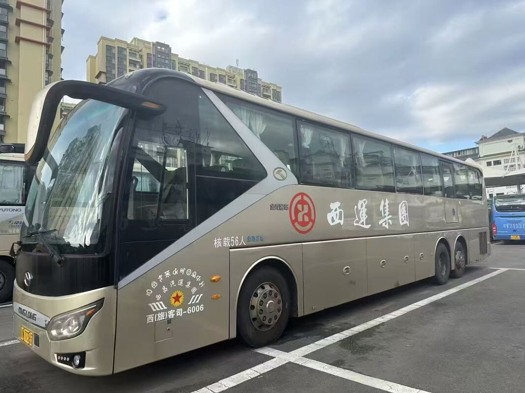 Nuovo arrivo pullman autobus di seconda mano Yutong XMQ6135 Weichai sospensione pneumatica 56 posti trasporto di lusso con aria condizionata